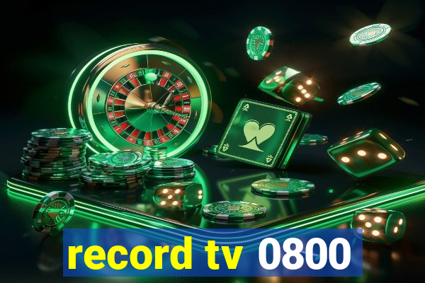 record tv 0800